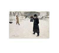 Ilya Repin - Duel between Onegin And Lenski Canvas Art Poster And Wall Art Picture Print Modern Family Bedroom Decor Posters 24x36inch(60x90cm)