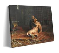 Ilya Repin Ivan The Terrible And His Son Ivan Canvas Print Poster 12x18inch
