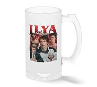 Ilya Rozanov Vintage Bootleg Coffee Mug - Heated Rivalry Fan Art Cup - BookTok Hockey Romance Gift Transparent Beer Mug Stein 500ml