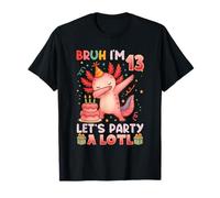 I'm 13th Birthday Axolotl Party Cute 13 Years Old Axolotl T-Shirt