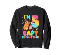 I'm 5 Years Old Capy Birthday To Me 5Th Birthday Capybara Sweatshirt