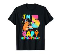 I'm 5 Years Old Capy Birthday to Me 5Th Birthday Capybara T-Shirt