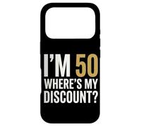 Im 50 Wheres My Discount Birthday Humor Celebration Case for iPhone 17 Pro