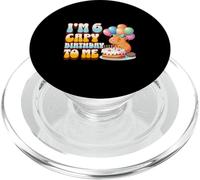 I'm 6 Capy Birthday To Me Cute 6th Capybara Bday Party Kids PopSockets PopGrip for MagSafe