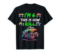 I'm 6 This is How I Roll 6 Year Old Birthday T-Shirt