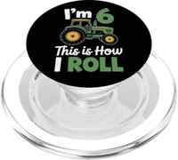 Im 6 This Is How I Roll Tractor Lovers Party PopSockets PopGrip for MagSafe