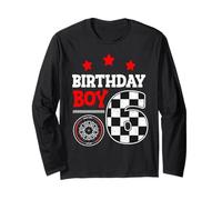 I'm 6 Years Old 6th Birthday Gifting Idea Race Car Track Long Sleeve T-Shirt