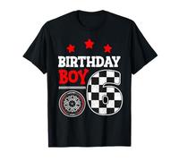 I'm 6 Years Old 6th Birthday Gifting Idea Race Car Track T-Shirt