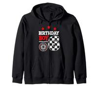 I'm 6 Years Old 6th Birthday Gifting Idea Race Car Track Zip Hoodie