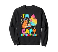 I'm 6 Years Old Capy Birthday To Me 6Th Birthday Capybara Sweatshirt