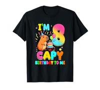 I'm 8 Years Old Capy Birthday to Me 8Th Birthday Capybara T-Shirt