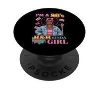 Im A 90s RNB Kinda Girl Cassette Tapes And Denim Jacket PopSockets Adhesive PopGrip