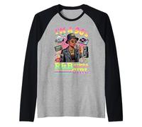 Im A 90s RNB Kinda Girl Retro Diva R and B Raglan Baseball Tee
