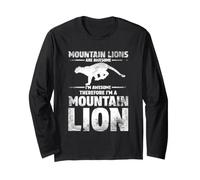 I'm A Awesome Mountain Lion Cougar Puma Wildlife Long Sleeve T-Shirt