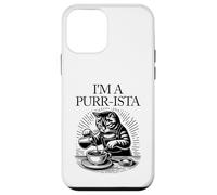 I'm A Barista Purr-ista Cat Cafe Coffee Store Espresso Funny Case for iPhone 12 mini