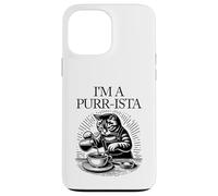 I'm A Barista Purr-ista Cat Cafe Coffee Store Espresso Funny Case for iPhone 13 Pro Max