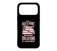 I'm A Bass Clarinet Player Because Breathing Is Overrated Case for iPhone 17 Pro Max