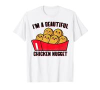i'm a beautiful Chicken Nugget Costume kids Chicken Tee T-Shirt