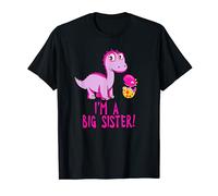 I'm A Big Sister with Dinosaurs T-Shirt