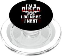 I'm A Biker And I Do What I Want PopSockets PopGrip for MagSafe