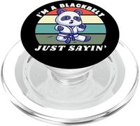 I'm A Blackbelt Just Sayin, Panda Karate, Martial Arts Panda PopSockets PopGrip for MagSafe