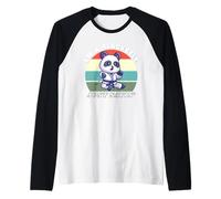 I'm A Blackbelt Just Sayin, Panda Karate, Martial Arts Panda Raglan Baseball Tee