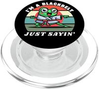 I'm A Blackbelt Just Saying, Frog Karate, Martial Arts Frog PopSockets PopGrip for MagSafe