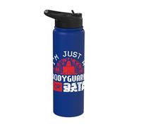 Im A Bodyguard for Data Penetration Tester Cyber Security Stainless Steel Insulated Water Bottle