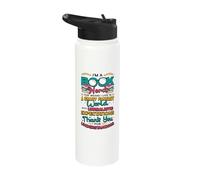 I'm A Book Nerd Fantasy World Book Lover Stainless Steel Insulated Water Bottle