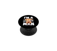 Im A Breast Man Turkey Funny Thanksgiving Dinner Men Dad PopSockets Adhesive PopGrip