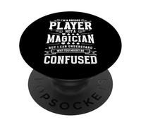 Im A Bridge Player Not A Magician Card Game PopSockets Adhesive PopGrip