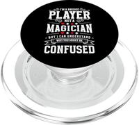 Im A Bridge Player Not A Magician Card Game PopSockets PopGrip for MagSafe