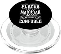 Im A Bridge Player Not A Magician Card Game PopSockets PopGrip for MagSafe