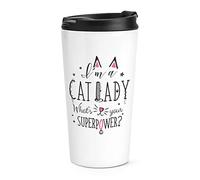 I'm A Cat Lady What's Your Superpower Travel Mug Cup