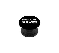 I'm a cat meow funny sarcastic Halloween costume PopSockets Adhesive PopGrip