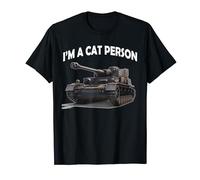 I'm a Cat Person Funny Tiger Tank Panzer Tank History WW2 T-Shirt