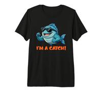 I'm a Catch! - Fun Fish Illustration Marine Aquatic Life Premium T-Shirt