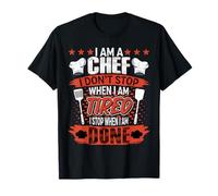 I'm a Chef I Stop When I'm Done - Culinary Cook Chef T-Shirt