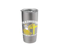 I'm A Christian Under Construction God's Not Done with Me Stainless Steel Insulated Tumbler