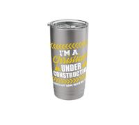 I'm A Christian Under Construction God's Not Done with Me Stainless Steel Insulated Tumbler