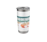I'm A Christian Under Construction Sunday Worship Team Jesus Stainless Steel Insulated Tumbler