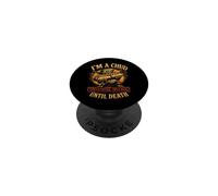 Im A Chud Consuming Hotdogs Until Death Funny PopSockets Adhesive PopGrip