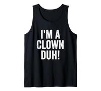 I'm A Clown Duh Halloween Party Costume Tank Top