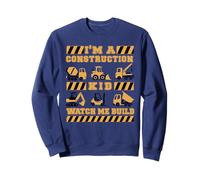 I'm a construction kid, watch me build construction Kids Sweatshirt