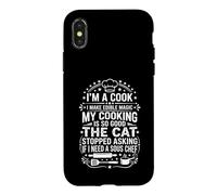 I'm a Cook I Make Edible Magic Funny Culinary Typography Art Case for iPhone X/XS