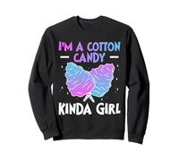I'm A Cotton Candy Kinda Girl Lover Sweet Treat Sweatshirt
