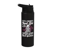 I'm A Cranky Short Girl Stainless Steel Insulated Water Bottle