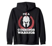 I'm a Cushings Warrior Cushing's Disease Awareness Zip Hoodie