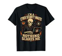 I'm a Cyber Security Analyst Nothing Scares Me Halloween Value Graphic T-Shirt