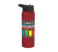 I'm A Dad and A Medical Technologist Microbiology Science Stainless Steel Insulated Water Bottle